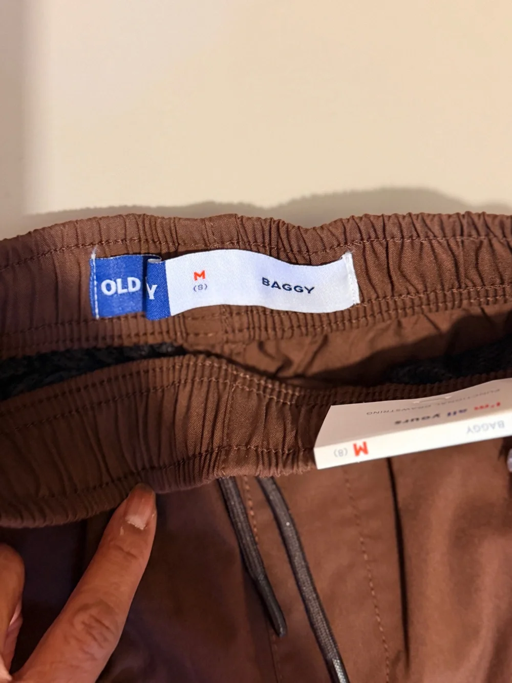 Old Navy Brown Cargo Joggers with Elastic Cuffs